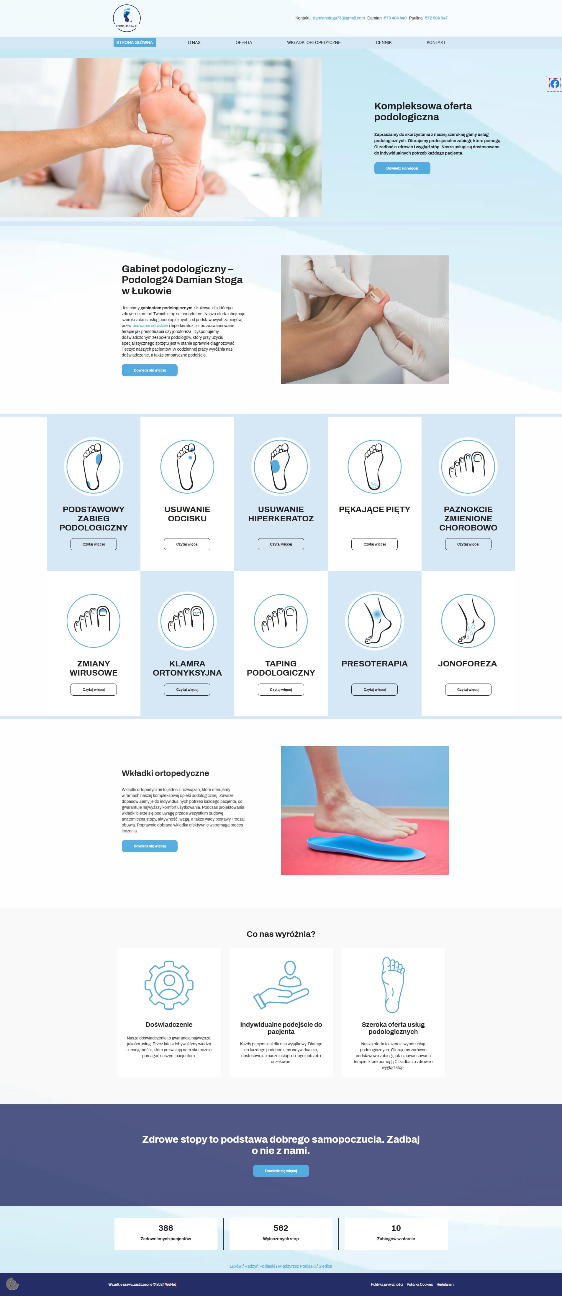 Gabinet podologiczny – Podolog24
