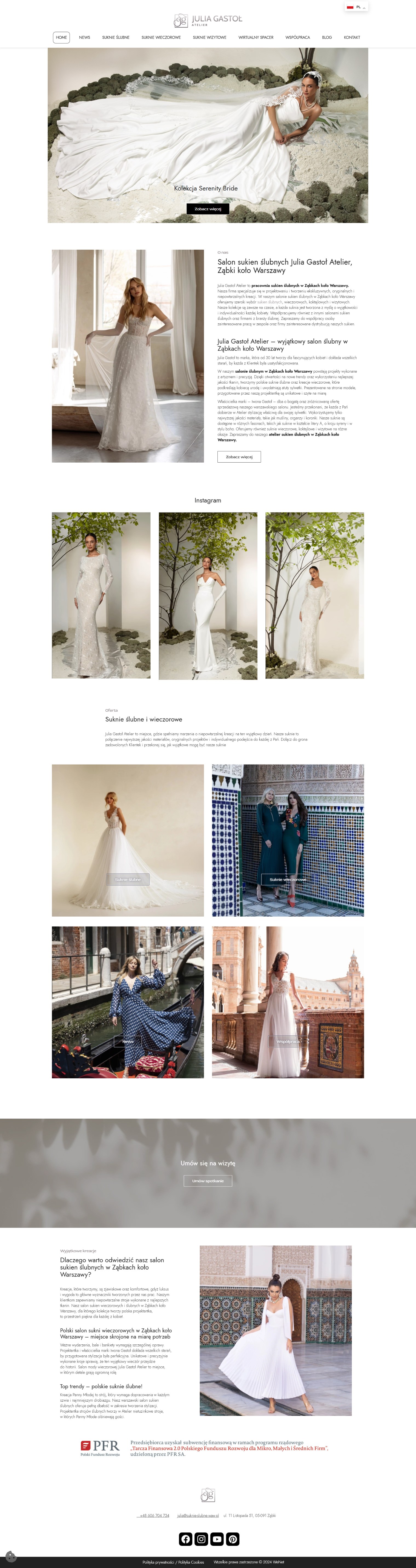 Suknie Ślubne Julia Gastoł Atelier