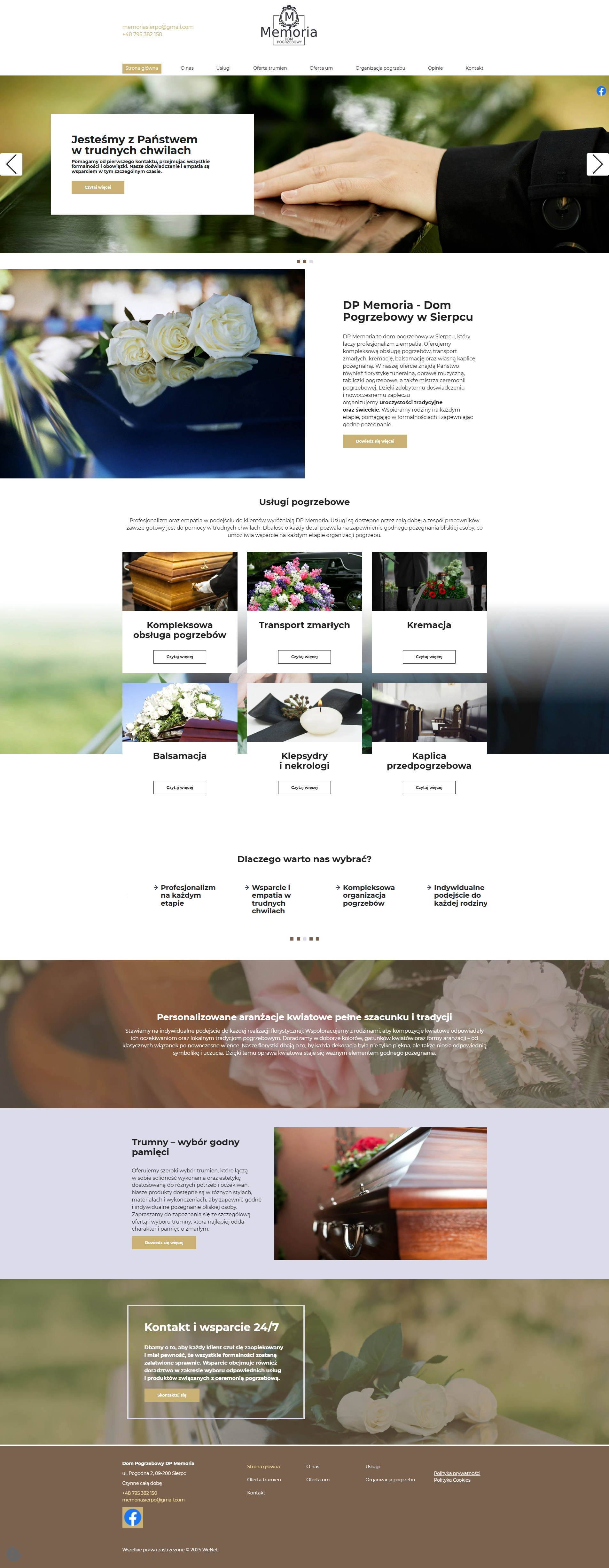 Pogrzeby Memoria Sierpc